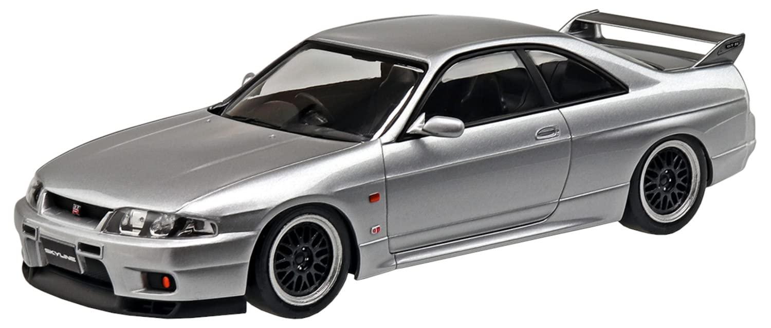 楽天ポッチ青島文化教材社 1/32 ザ・スナップキットシリーズ ニッサン R33 スカイライン GT-R カスタムホイール （ソニックシルバー） 色分け済みプラモデル 15-SP4