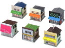 グリーンマックス Nゲージ 商店セット (リノベーション仕様・6棟入り) 2218