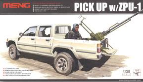 モンモデル 1/35 ピックアップトラック w/ZPU-1 プラモデル