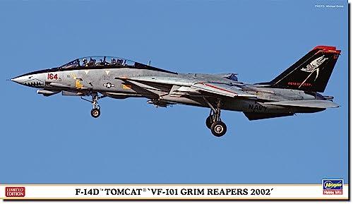 ハセガワ 1/72 アメリカ海軍 F-14D トムキャット VF-101 グリムリーパーズ 2002 プラモデル 02444