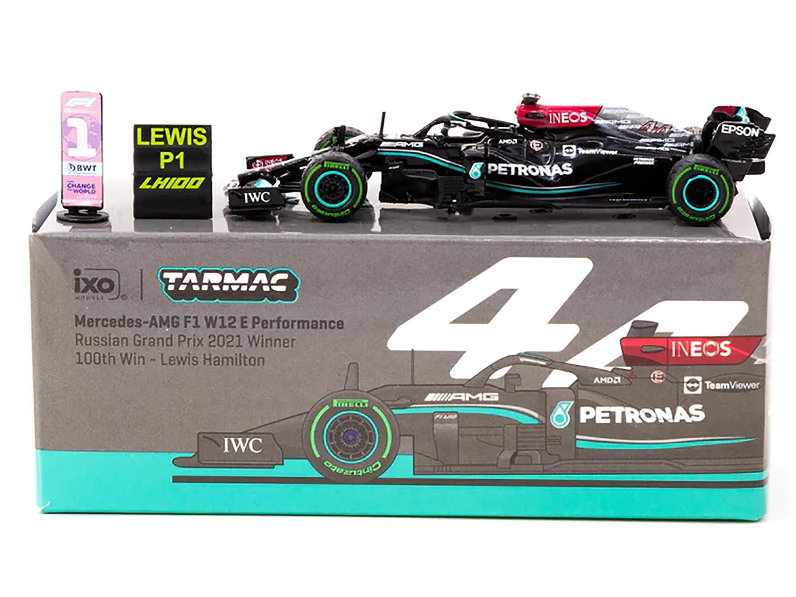 楽天ポッチ1/64 Mercedes-AMG F1 W12 E Performance Russian Grand Prix 2021 Winner 100th Win