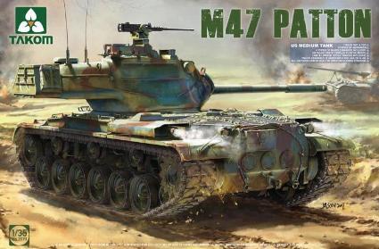 タコム(TAKOM) TAKOM 1/35 アメリカ軍 M47パットン中戦車 プラモデル TKO2070