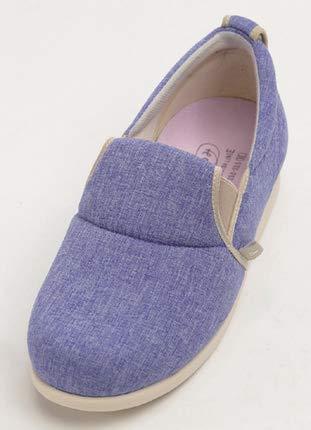 ゆったり簡単スリップオン 1043 片足/3L ラベンダー 左足