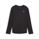 RUN VELOCITY ロングスリーブ Tシャツ ウィメンズ 25年春夏カラー プーマ ブラック(01) サイズ:S
