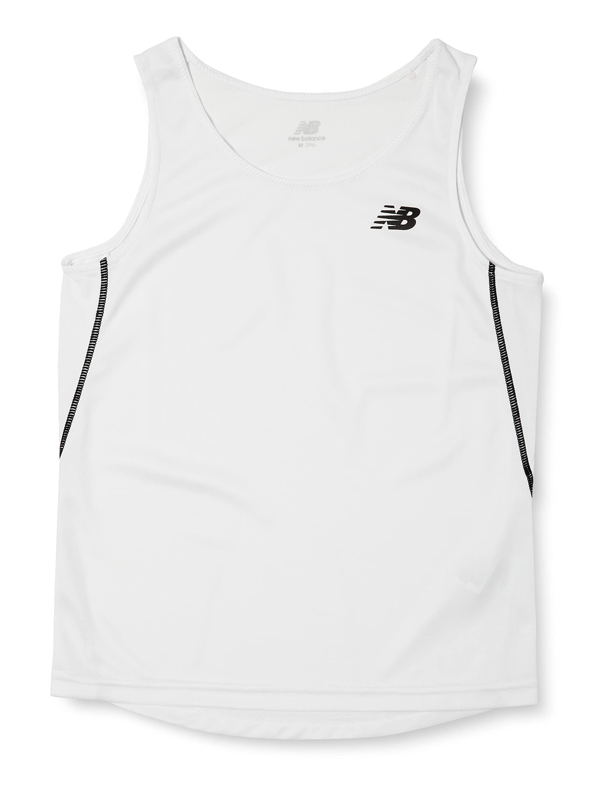 [ニューバランス] タンクトップ/ノースリーブ レディース レーシングシャツ (JWTR9054) ノースリーブ ドライ 速乾 通気 タンクトップ WT(ホワイト) M