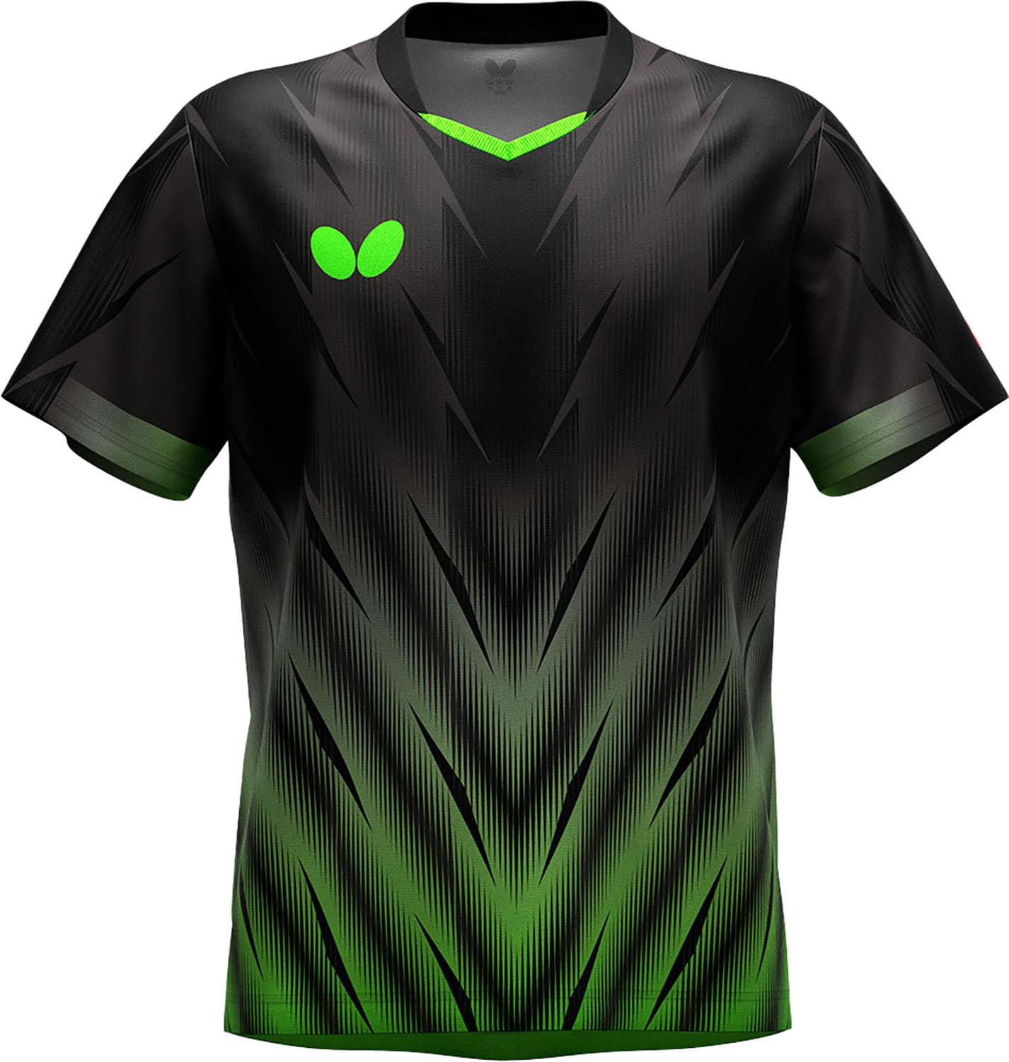 [バタフライ] ゲームウェア(卓球) フレイザー・シャツ 278:ブラック M