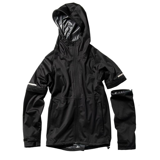 エラスティコニットレインジャケット (BLACK)ブラック サイズ:S エラスティコニットレインジャケット (BLACK)ブラック サイズ:S