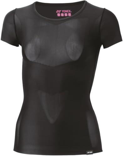 [ヨネックス] 半袖シャツ ウィメンズUネック半袖シャツ STBA1512 007:ブラック O