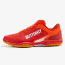 Butterfly(バタフライ) レゾライン レバリス 卓球 シューズ (93710-007) (007)フラッシュレッド 29.5