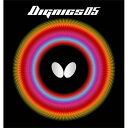 TAMASU(タマス) バタフライ(Butterfly) 卓球 ラバー ディグニクス 05 ハイテンション 裏ソフト 06040 ブラック 厚(4)