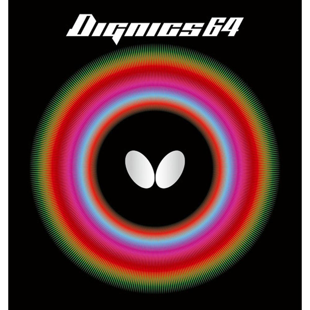 バタフライ(Butterfly) 卓球 ラバー ディグニクス 64 裏ソフト ハイテンション レッド 厚 06060