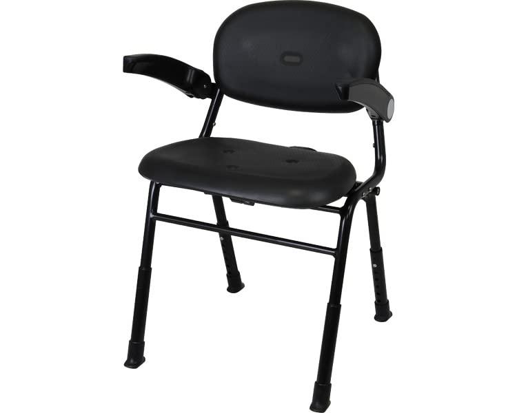 ユニプラス ミドルシャワーチェア/BSU15 ブラック