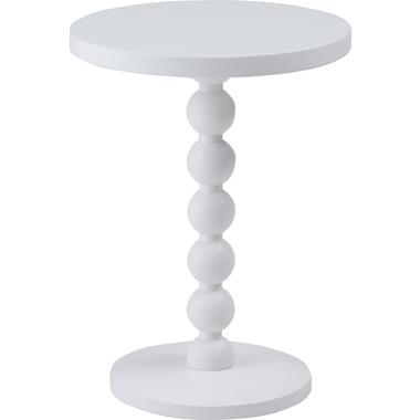 東谷 スフィア サイドテーブル PT-470WH ホワイト 白 テーブル 球体 丸 ベッドサイドテーブル おしゃれ ナイトテーブル ベッド パソコン 寝室 リビング