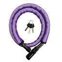 GORIN G'sLOCK×FIRE HOSE GSF-1200 バイオレット ワイヤーロック 実際の消防ホース(日本製)を使用しています 長さ1200mm 太さ18Φmm(4)