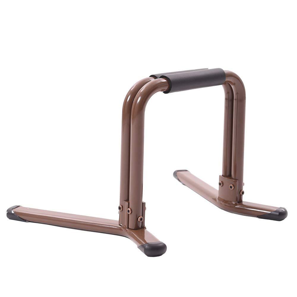 楽々健 立ち上がり補助手すり1段/AR-009 ブラウン
