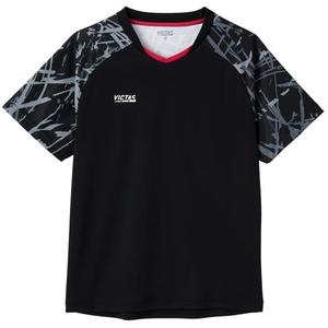 [ヴィクタス] 卓球 ユニフォーム J.T.T.A(日本卓球協会) 公認 吸汗速乾 男女兼用 ストリーク スリーブ ..