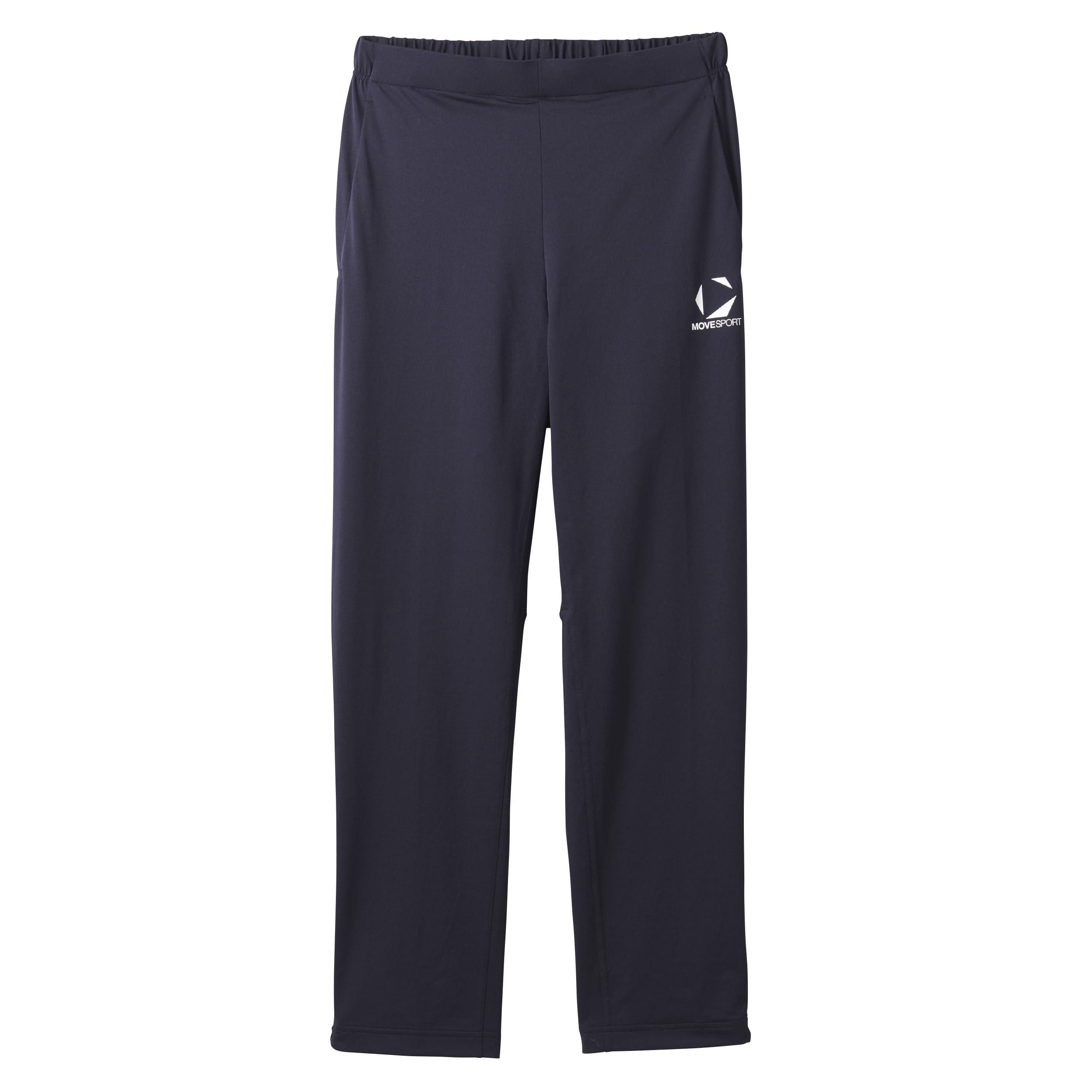[ムーブスポーツ] ロングパンツ デサント トレーニングパンツ ストレッチ 防風 ジャージ トレーニング ..