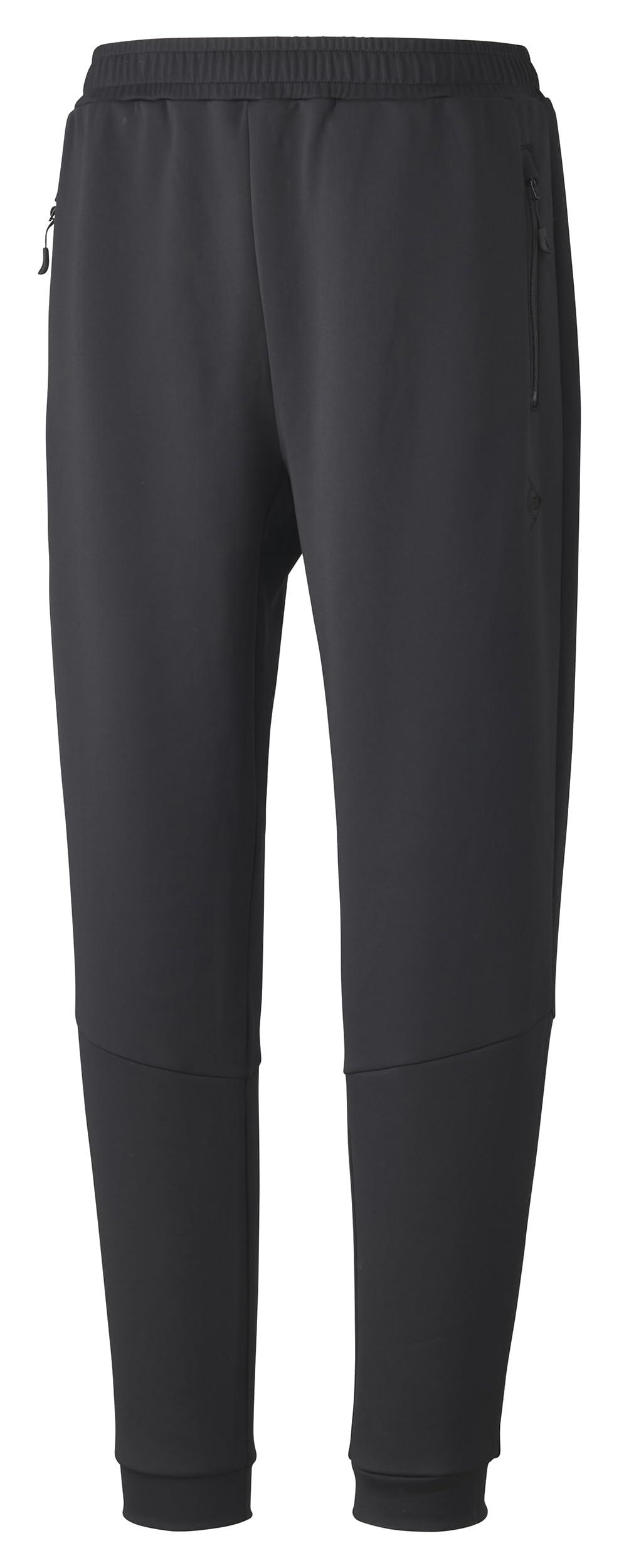 ダンロップ[DUNLOP] テニス バドミントン ソフトテニス レディース フードスエットパンツ DAN3481W 2024SS ブラック O