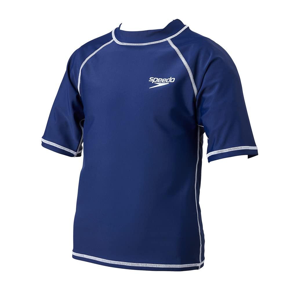 [スピード] ラッシュガード ジュニアハーフスリーブラッシュガード 水泳 ユニセックス SD65J15 ネイビ..