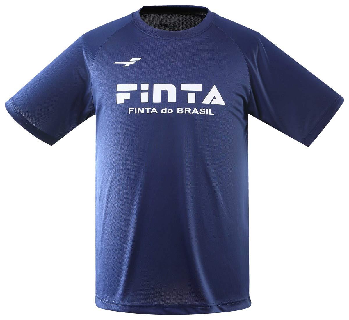 [フィンタ] FINTA サッカー フットサル ベーシック ロゴTシャツ FT5156 ((1100) ネイビー, O)
