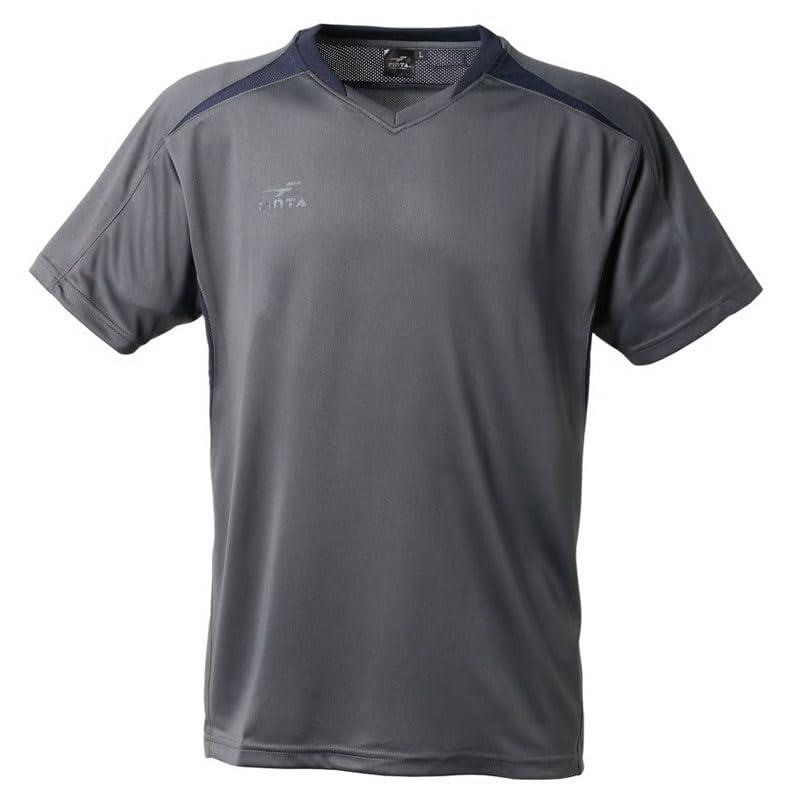 [フィンタ] FINTA サッカー 半袖 プラクティス シャツ FT3007 (0200) グレー O