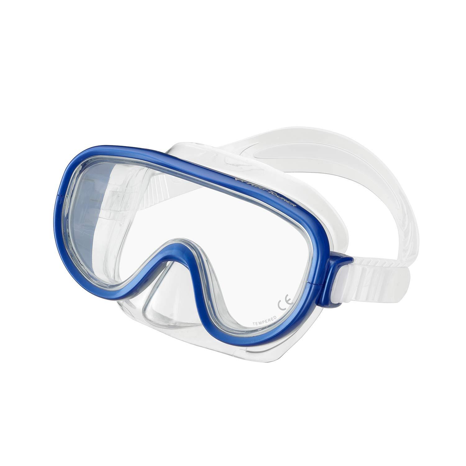 リーフツアラー(REEF TOURER) 10歳~大人用 シュノーケリングセット ベーシック1眼マスク+Wガードシュノ..