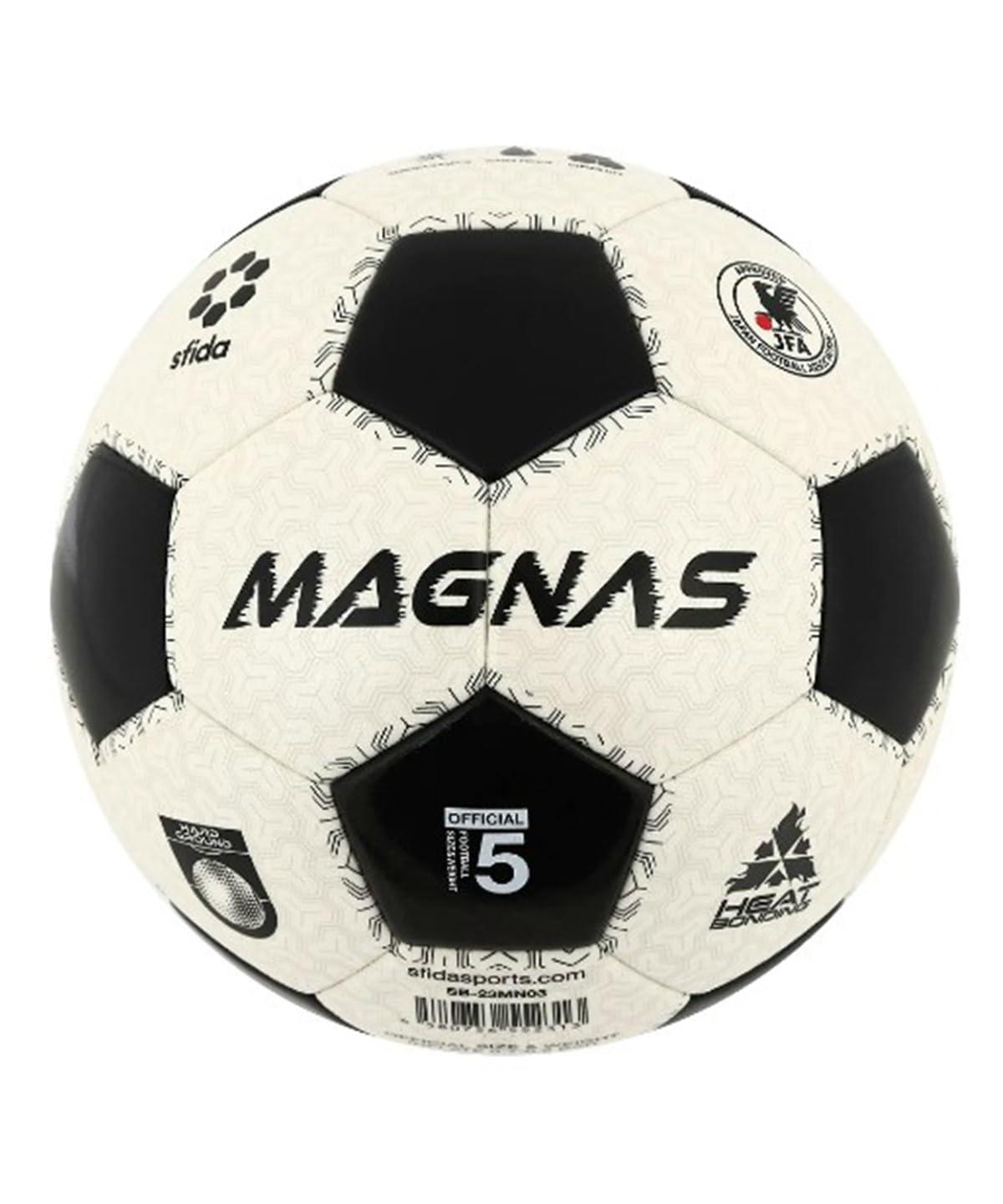 sfida (スフィーダ) MAGNAS(土用) サッカーボール 5号球 24SS (SB23MN03) WHT/BLK 5号