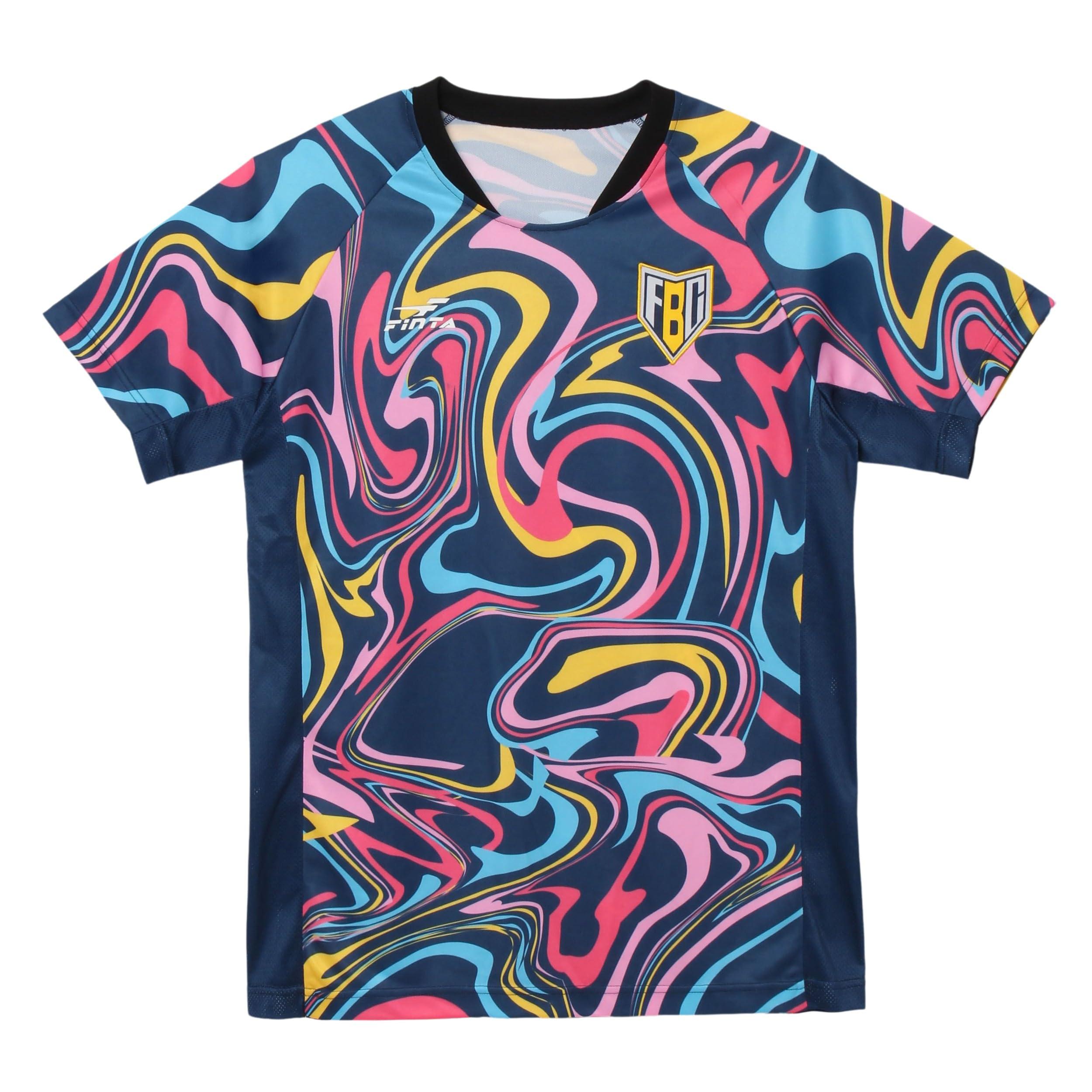 [フィンタ] FINTA サッカー メンズ ジュニア 半袖 プラクティス シャツ FT4400 (1100)ネイビー L