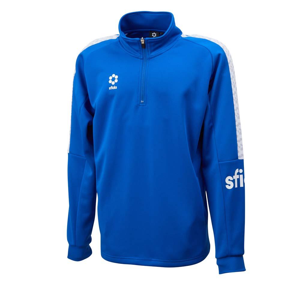 BPウォームアップハーフジップトップJR カラー:BLU(ブルー) サイズ:160