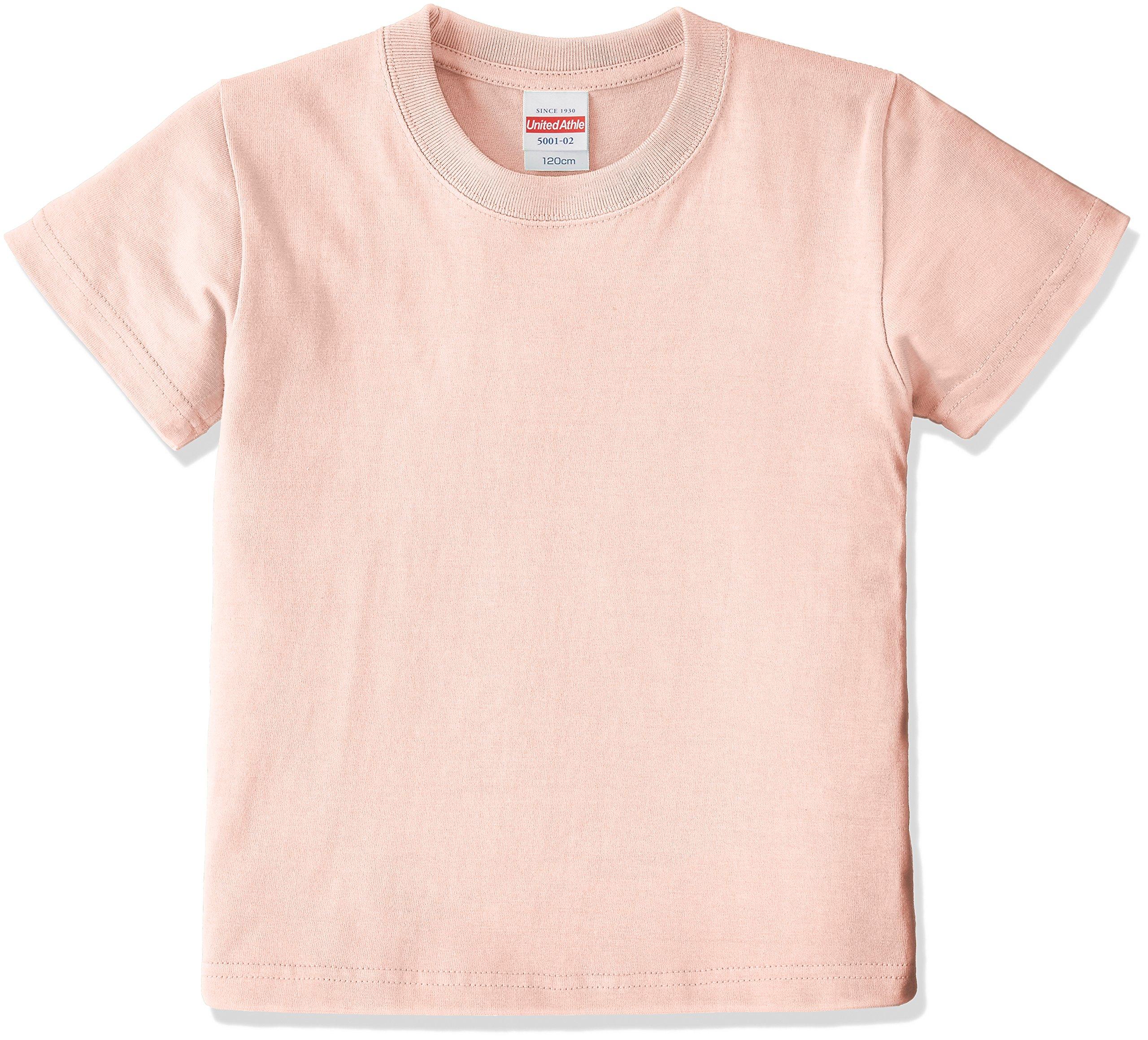 [ユナイテッドアスレ] 5.6オンス ハイクオリティー Tシャツ 500102 [キッズ] 574 アプリコット 90