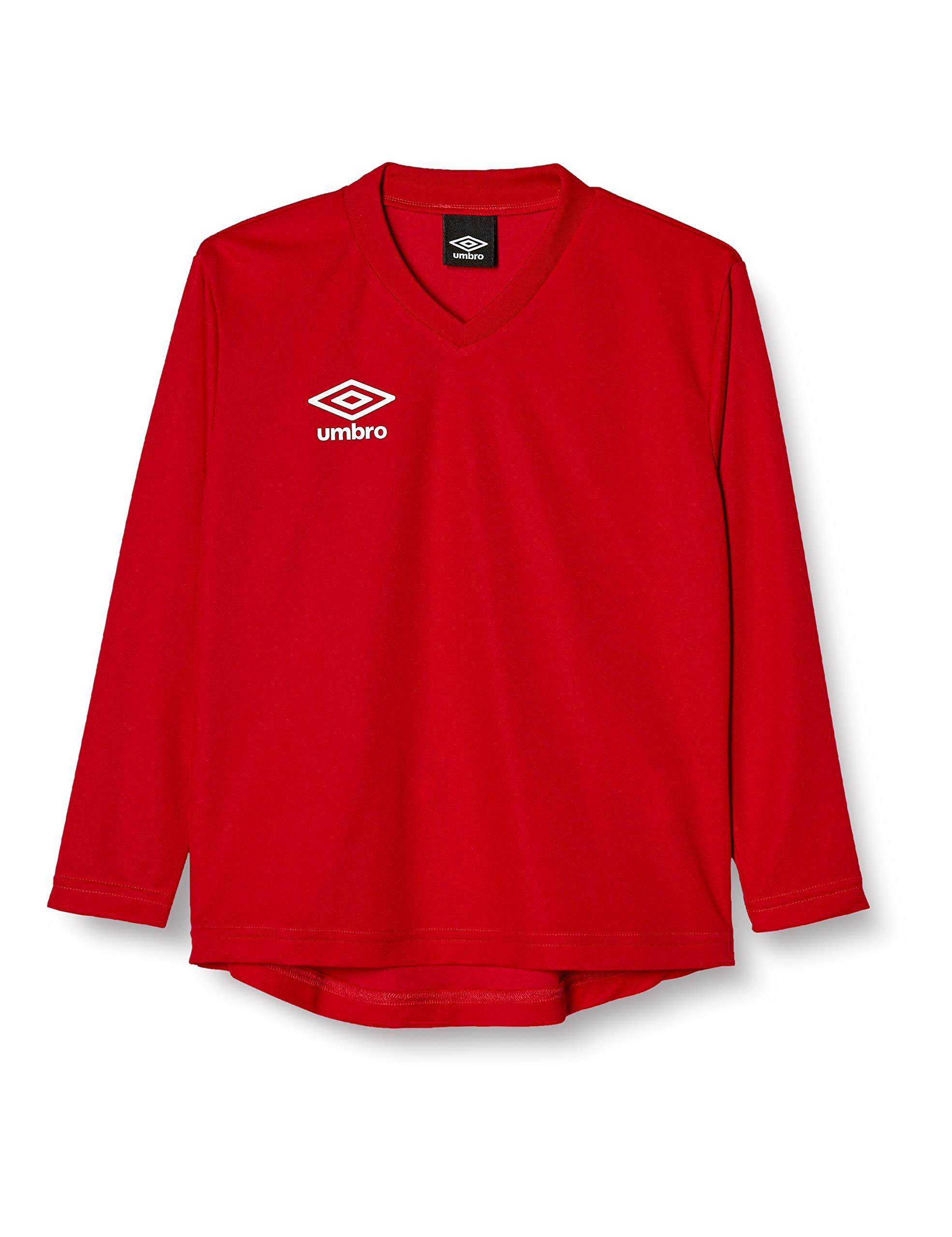 [アンブロ] ロンT 長袖シャツ サッカー フットサル ワンポイント 長袖 吸汗速乾 ストレッチ 子供 キッ..