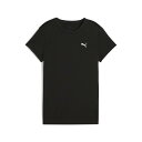 ESS_プーマロゴ_ポリ_Tシャツ 25年春夏カラー プーマ ブラック(01) サイズ:S