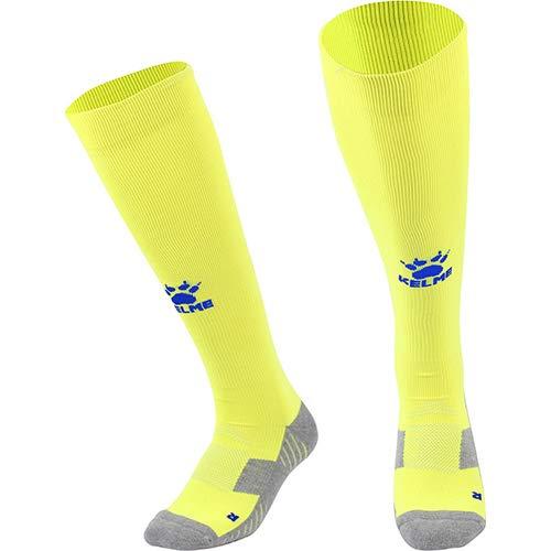 ケルメ (kelme) ロングフットボールソックス イエロー×ブルー Lサイズ K15Z908