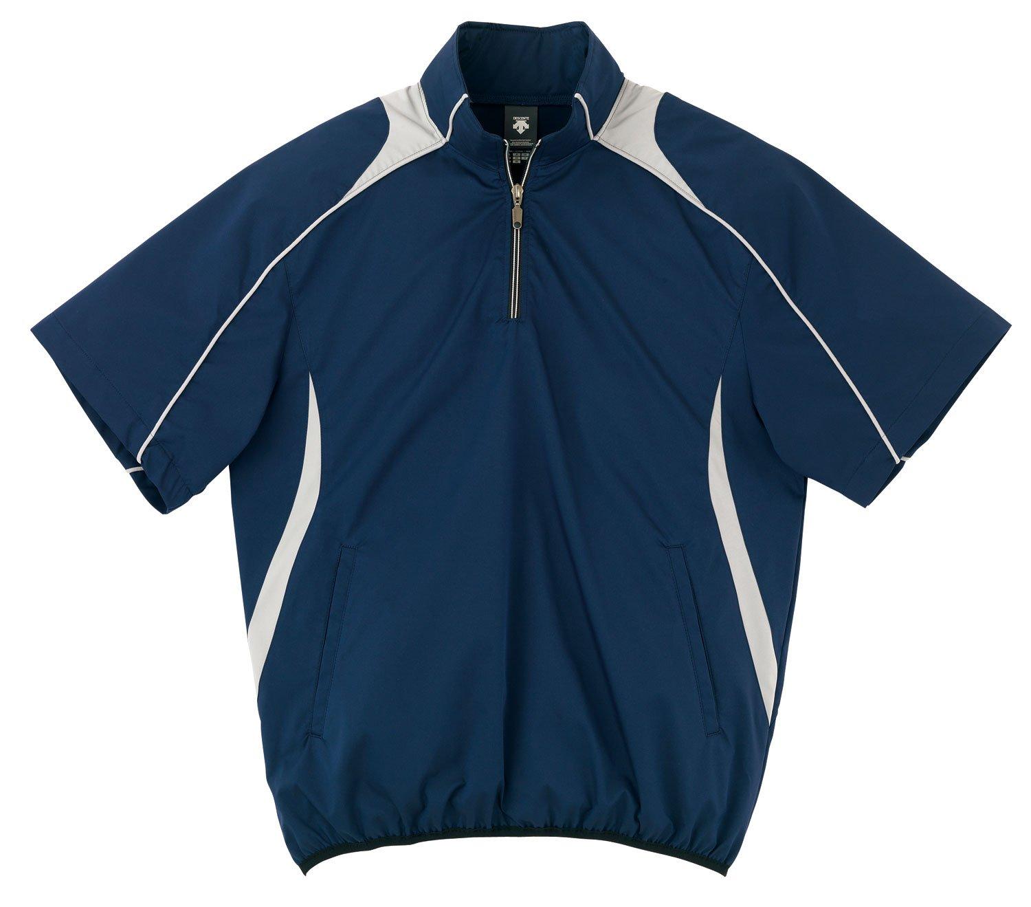 デサント 半袖プルオーバーコート STD-465 ネイビー XO