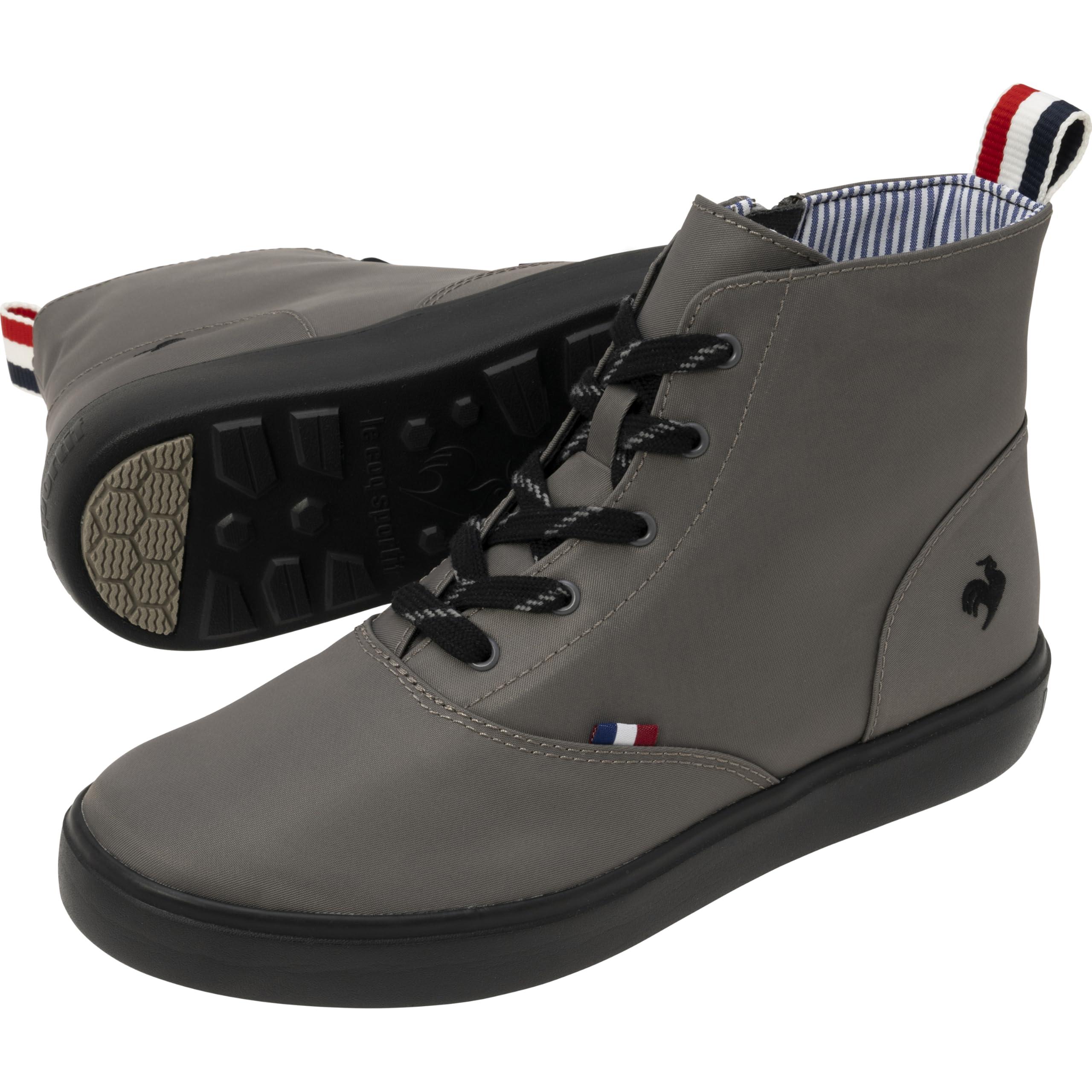 [ルコックスポルティフ] スニーカー LCS テルナ III MID R 消臭 防水 ミッドカット レディース GYBK(LU5SRS04LZ) 23.0 cm