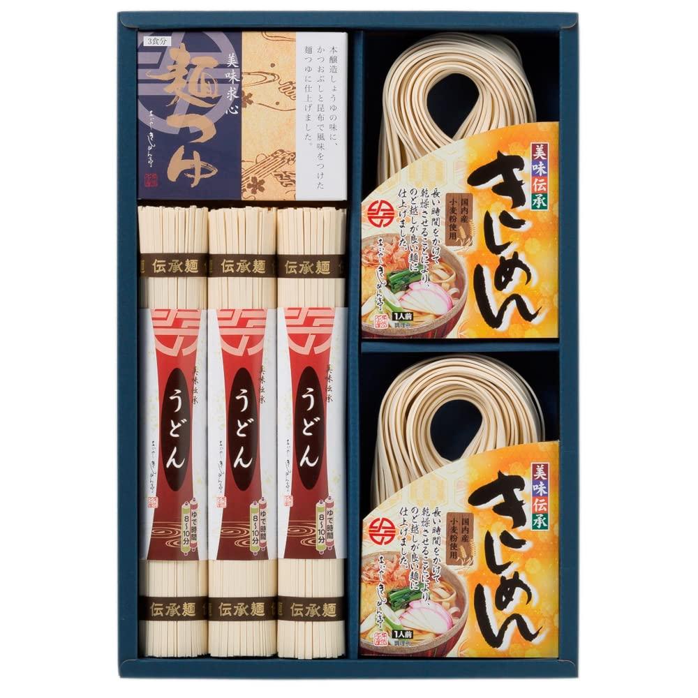 なごやきしめん亭 ふるさと麺詰合せ 【きしめん/90g×2・うどん/220g×3・めんつゆ/25g×3】 FUJI-411364145