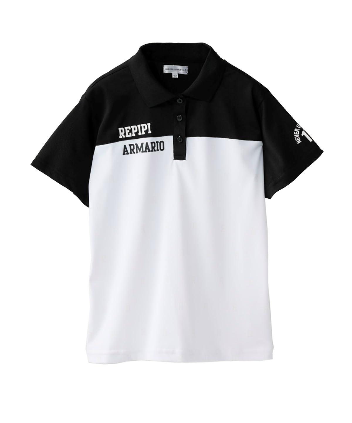 [レピピアルマリオ] ゴルフウェア ポロシャツ 半袖 ガールズ ガールズ 半袖 ポロシャツ 113802 BK 170