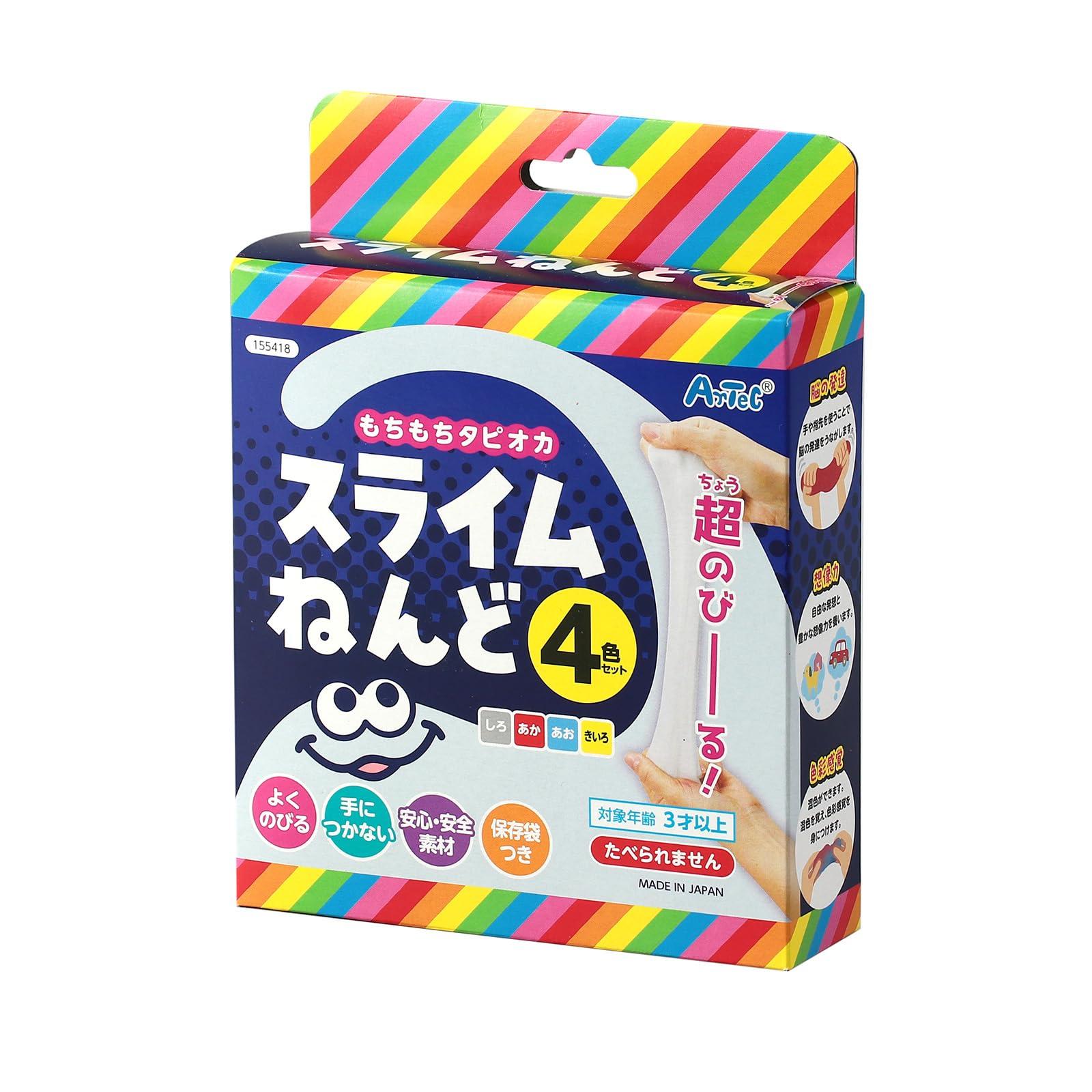 アーテック(artec) タピオカスライムねんど 4色セット 155418