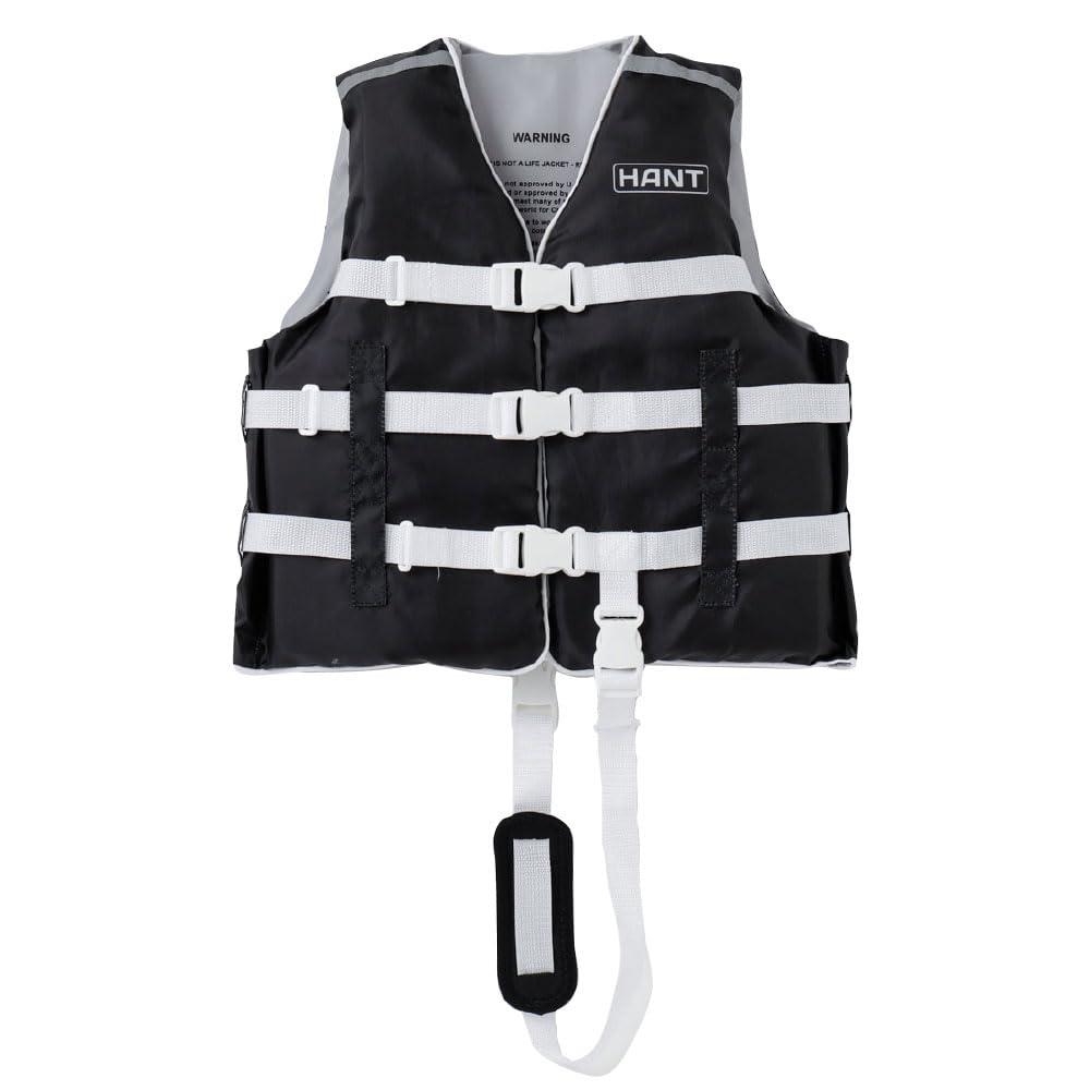 HANT キッズライフベスト対応伸長約130-150cm(子ども用) ブラック Lサイズ HCL-44144