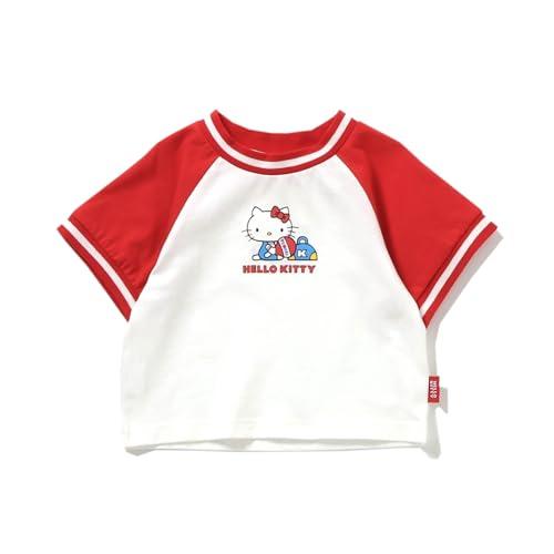 [ブリーズ] 子供服 サンリオ Tシャツ 半袖 女の子 キッズ ハローキティ 夏 春 130cm 120 110 100 90 夏服 かわいい 綿100 センチ キティちゃん 幼稚園 保育園 小学生 園児 おしゃれ プレゼント ギフト ベビーのサムネイル