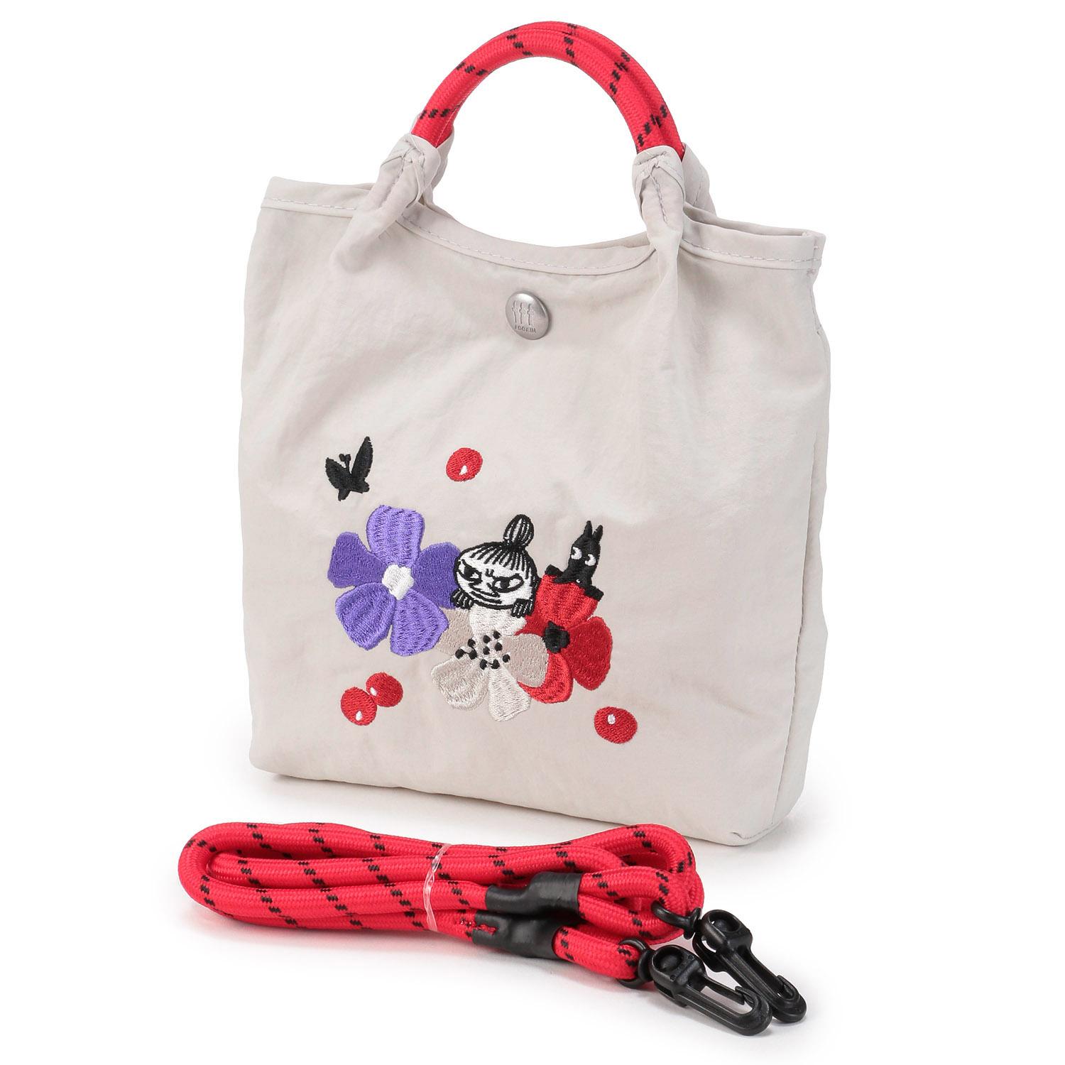 [ムーミン] ポシェット ミニショルダーバッグ レディース rmpk-03 クールグレー(リトルミイ)