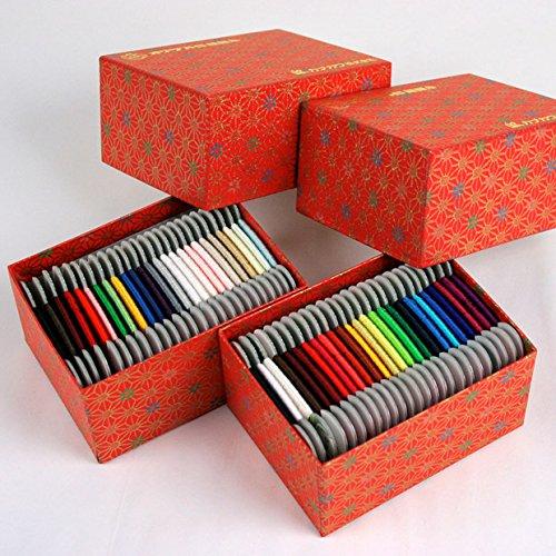 オリヅル印絹縫糸25色セット Fカラーセット