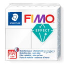 staedtler 8010 014 fimo effect オーブン 硬化 ポリマーモデリングクレイ 半 透明 ホワイト 1 x 57 g ブロック