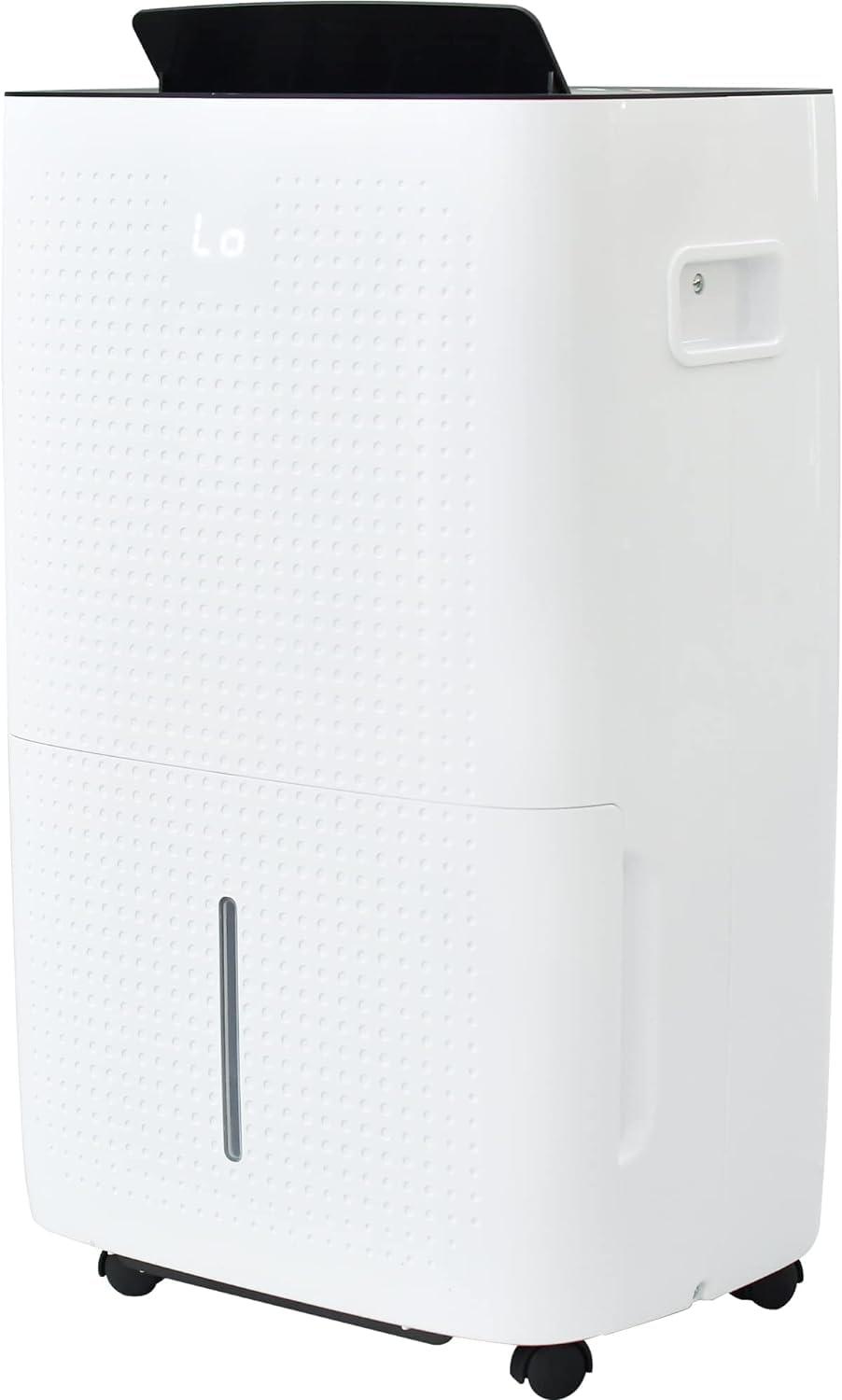 [山善] 除湿機 衣類乾燥 除湿器 コンプレッサー式 大容量 強力除湿 除湿量 30L 衣類乾燥モード 入切タイマー オートルーバー 排水ホース付き 連続排水 キャスター付き ホワイト YDC-E301(W)