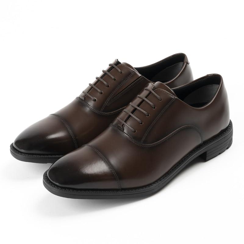 [テクシーリュクス] ビジネスシューズ アシックス商事 本革 幅広3E相当 ラウンドトゥ メンズ TU-7045 ..