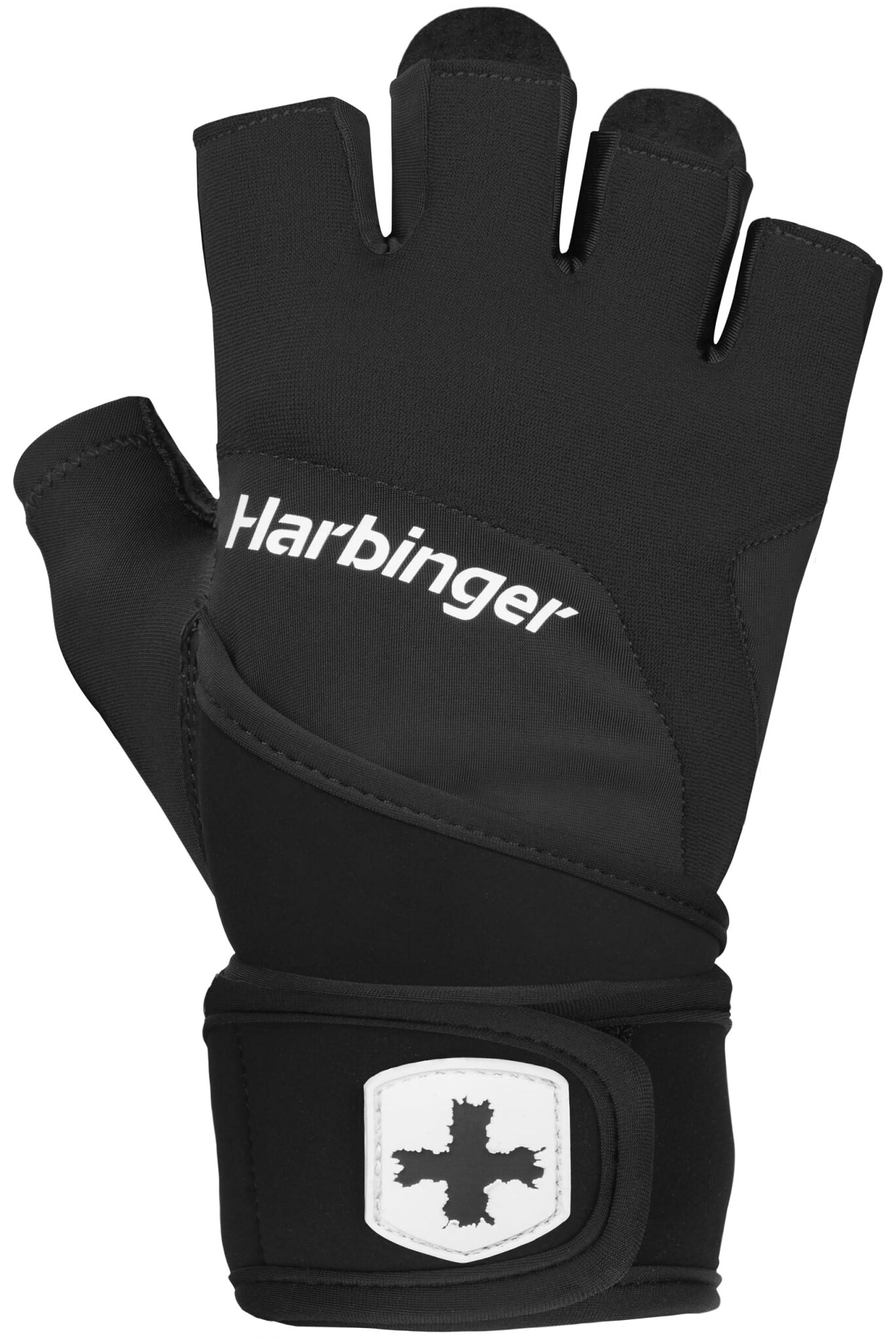 【日本正規品】 ハービンジャー(Harbinger) トレーニンググローブ 筋トレ ヘビーリフティング用 プロリストラップグローブ2.0 ブラック XL(手甲周: 21.6-24cm) 22280