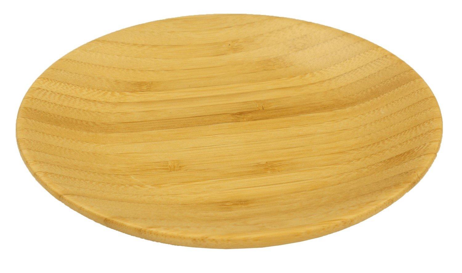 キャプテンスタッグ バーベキュー BBQ用 竹製食器 TAKE-WARE 丸型プレート 径16cmUP-2535