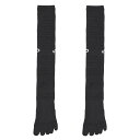 phiten(ファイテン) スポーツソックス 5本指 ロング(2足st) ブラック 22~24cm(4)