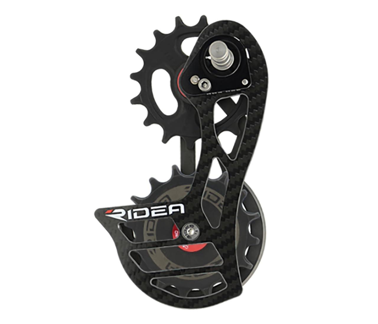 RIDEA Rear Derailleur Cage RD2-C66FC-C カーボン ロゴ:ブラック 147-52066