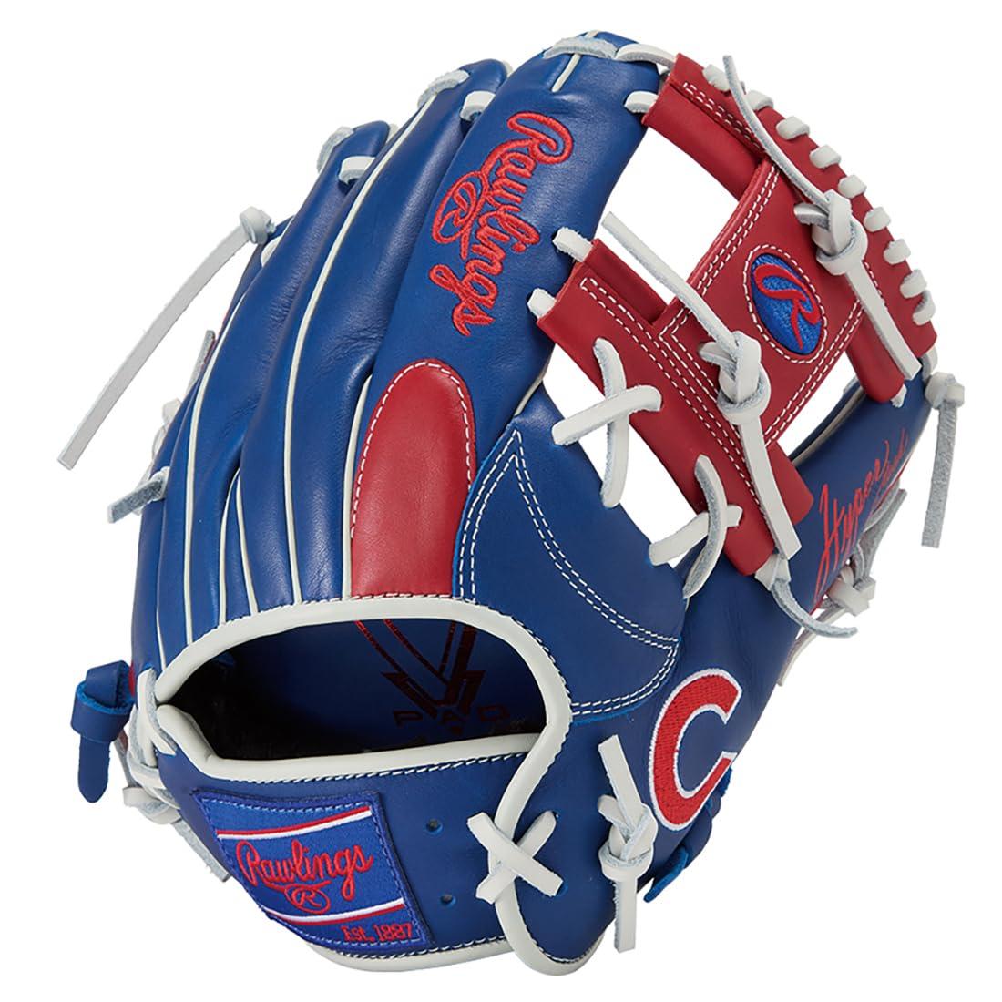 Rawlings(ローリングス)野球用 グラブ グローブ 軟式 大人用 HYPER TECH MLB TEAM GR5HTMN52MG カブス [内野手用] サイズ 11.25 ※右投げ用(左手着用)
